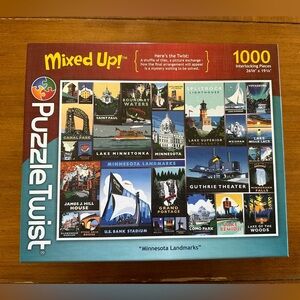 🧩Mixed Up Puzzle 1000 Minnesota Landmarks